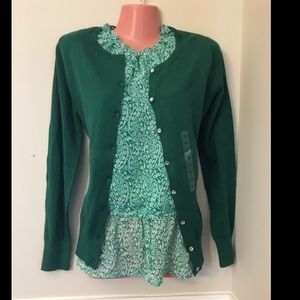 🆕Green Loft Sweater NWT Cardigan GIFT!!